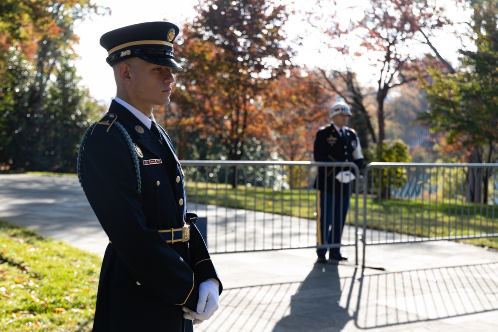 President Joe Biden Honors Veterans at Arlington National Cemetery