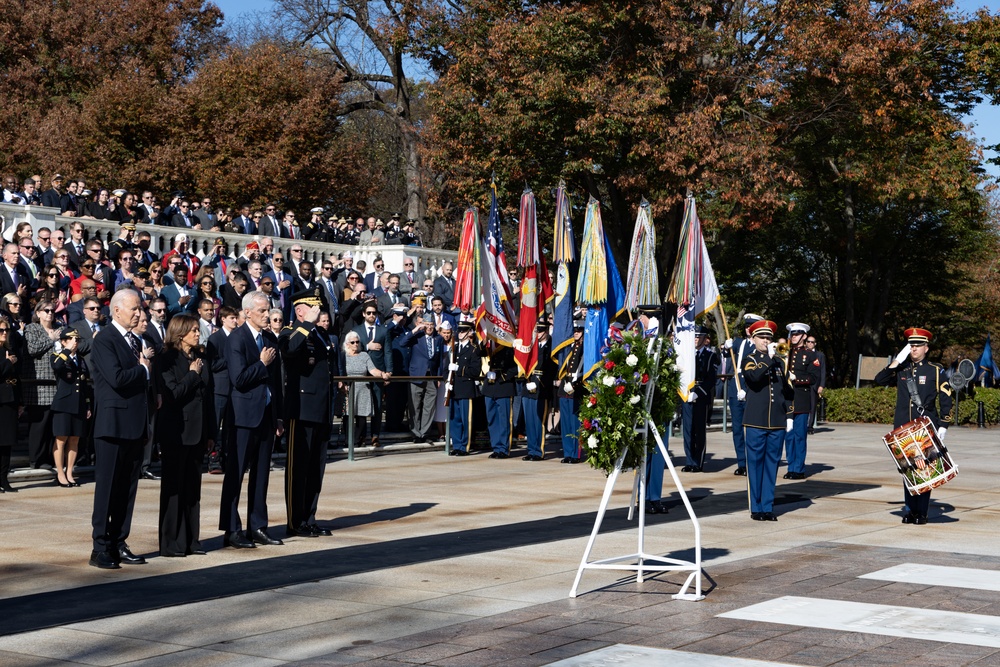 President Joe Biden Honors Veterans at Arlington National Cemetery