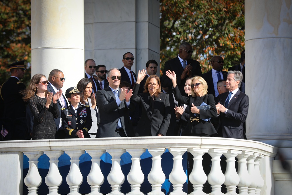 President Joe Biden Honors Veterans at Arlington National Cemetery