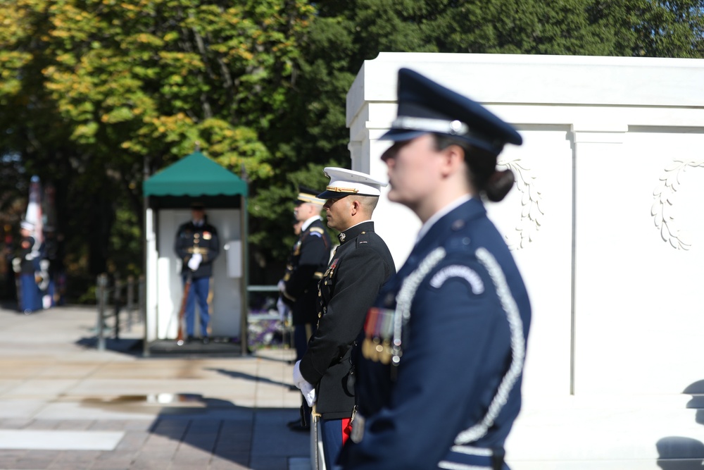 President Joe Biden Honors Veterans at Arlington National Cemetery