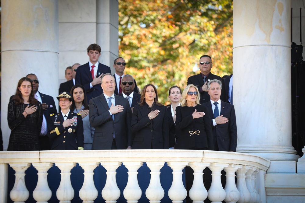 President Joe Biden Honors Veterans at Arlington National Cemetery