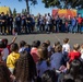 Marines spend time with students at the Annual Sunset Hills Elementary School Veterans Day Program