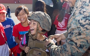 A Show-and-Tell of Service: Marines at Sunset Hills Elementary