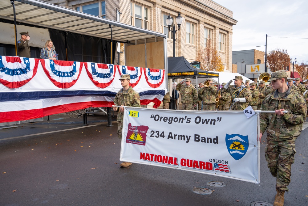 Oregon National Guard Joins Linn County's 73rd Veterans Day Tribute