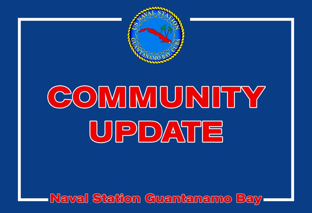 Community Update Graphic - Navy