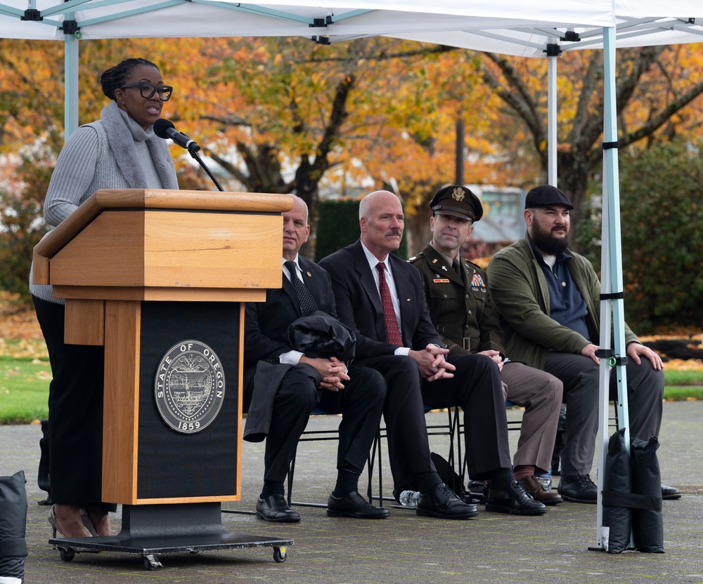 Oregon Guard supports Veterans Day ceremony at State Capitol