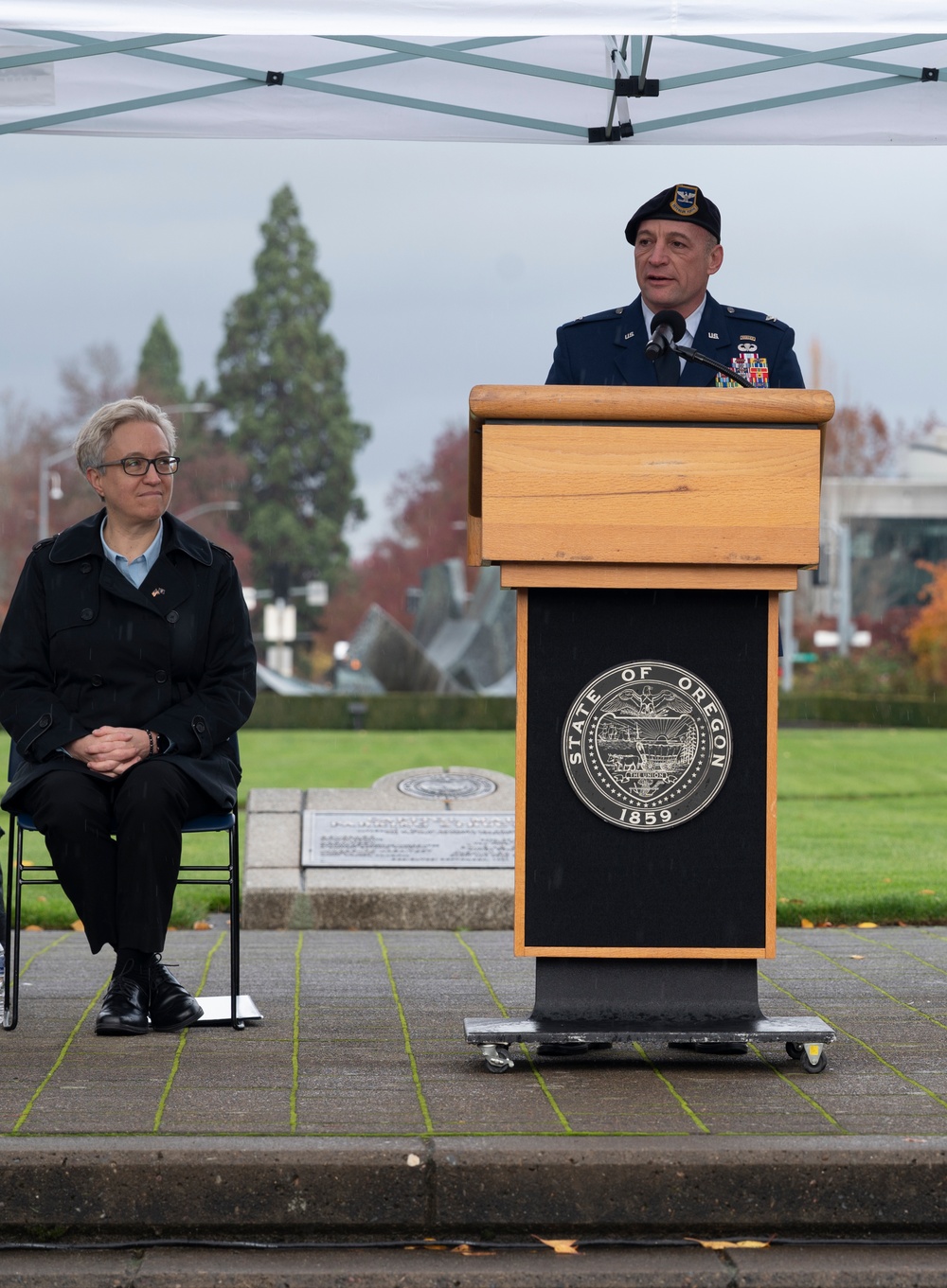 Oregon Guard supports Veterans Day ceremony at State Capitol