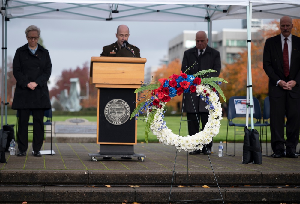 Oregon Guard supports Veterans Day ceremony at State Capitol