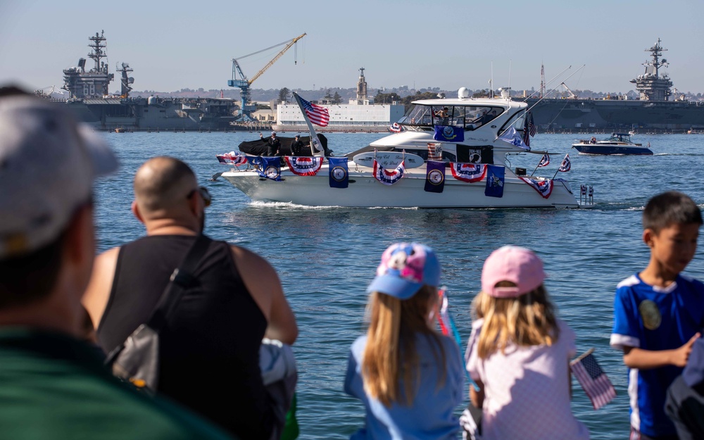 Fleet Week San Diego 2024 Veteran's Day Boat Parade