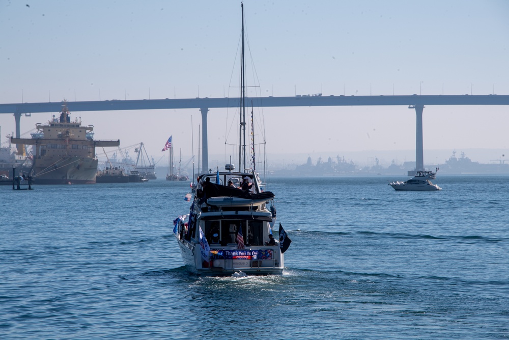 Fleet Week San Diego 2024 Veteran's Day Boat Parade