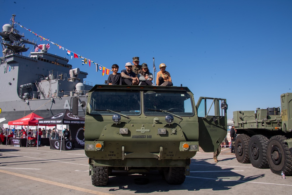 Fleet Week San Diego 2024 Broadway Pier on Veteran's Day