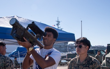 Fleet Week San Diego 2024 Broadway Pier on Veteran's Day