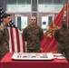 MARFORK Marines conduct a cake cutting ceremony for the 249th Marine Corps Birthday