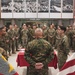 MARFORK Marines conduct a cake cutting ceremony for the 249th Marine Corps Birthday