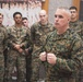 MARFORK Marines conduct a cake cutting ceremony for the 249th Marine Corps Birthday