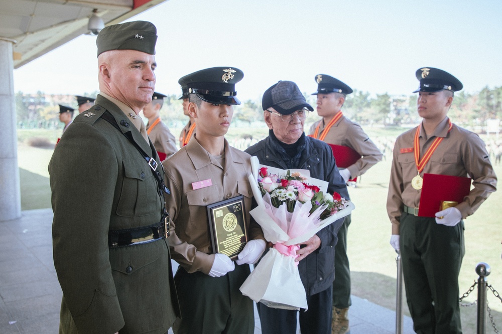 MARFORK Marines visit Republic of Korea Marine Corps Bootcamp Graduation