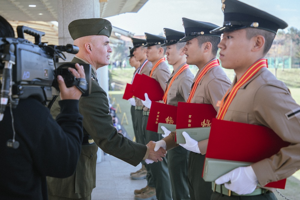 MARFORK Marines visit Republic of Korea Marine Corps Bootcamp Graduation