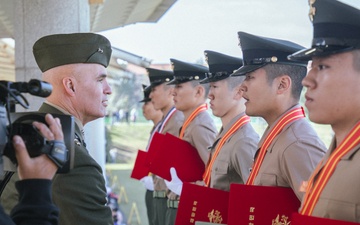 MARFORK Marines visit Republic of Korea Marine Corps Bootcamp Graduation