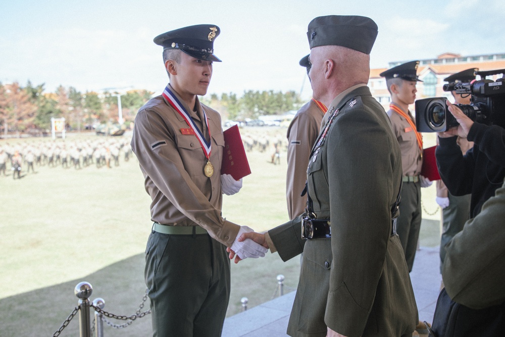 MARFORK Marines visit Republic of Korea Marine Corps Bootcamp Graduation