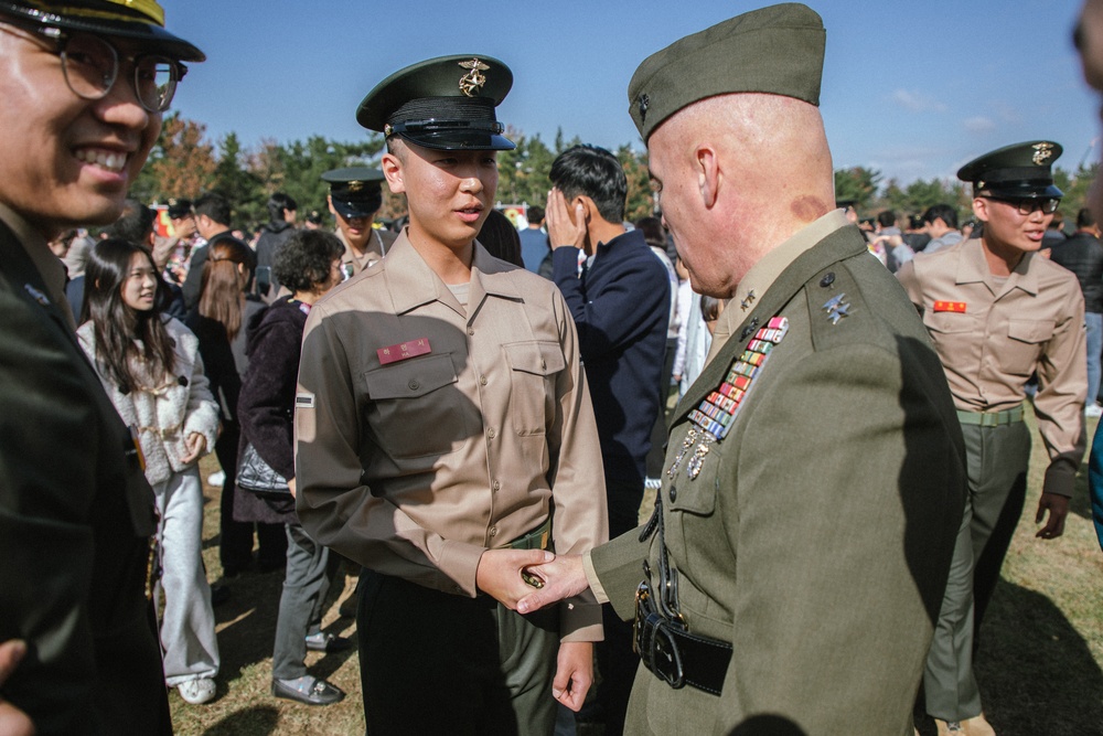 MARFORK Marines visit Republic of Korea Marine Corps Bootcamp Graduation