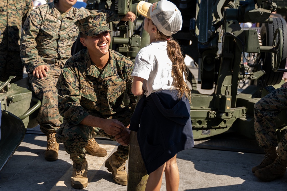 Fleet Week San Diego 2024 Broadway Pier on Veteran's Day