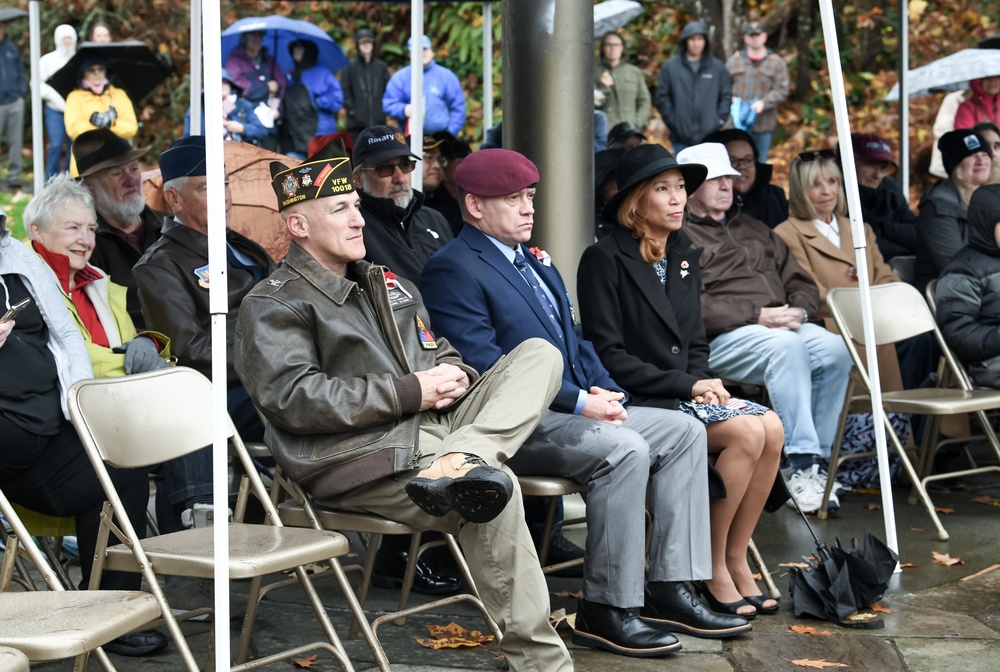 Washington Army National Guard band plays at 18th Annual Tacoma Veterans Day celebration