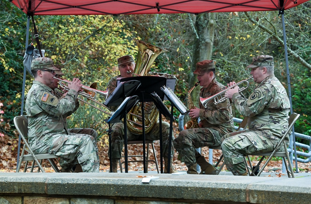 Washington Army National Guard band plays at 18th Annual Tacoma Veterans Day celebration