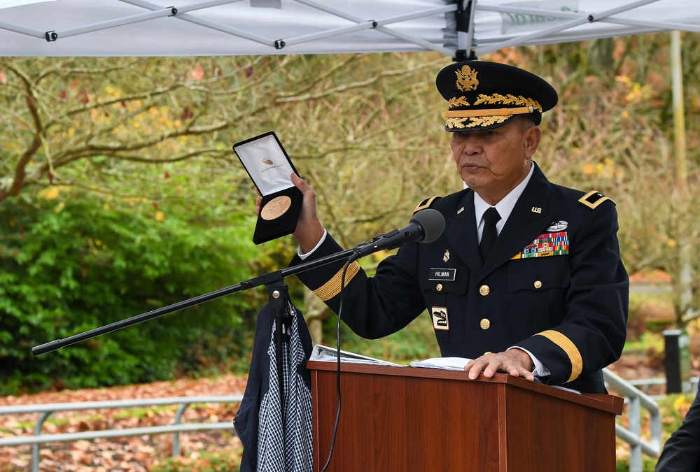 Washington Army National Guard band plays at 18th Annual Tacoma Veterans Day celebration