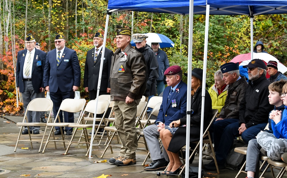 Washington Army National Guard band plays at 18th Annual Tacoma Veterans Day celebration