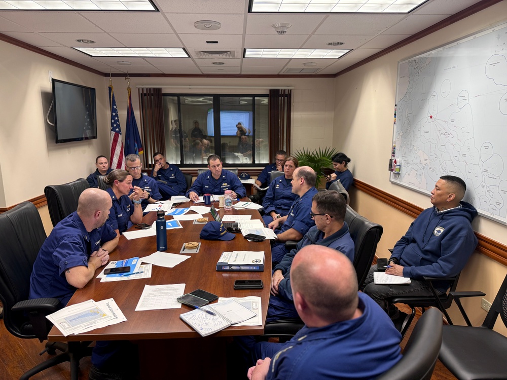 U.S. Coast Guard prepares for Tropical Storm Man-yi