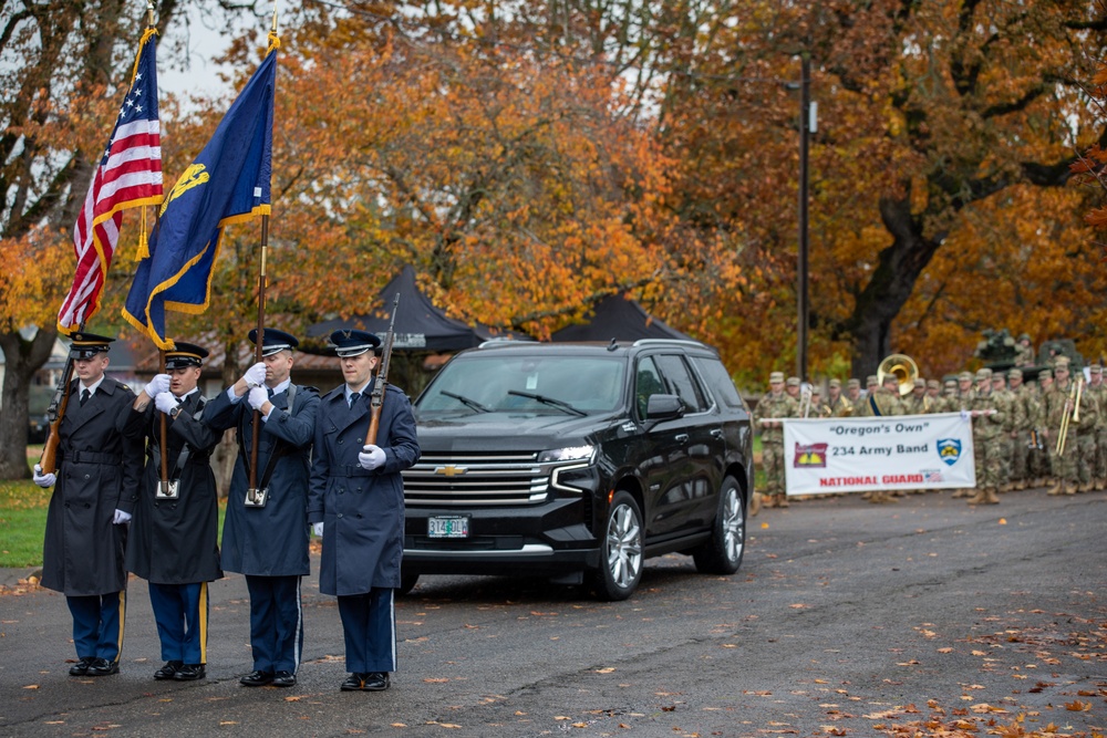 Oregon National Guard Joins Linn County 73rd Veterans Day Tribute