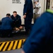 USS George Washington Conducts a Medical Flight Deck Casualty Drill