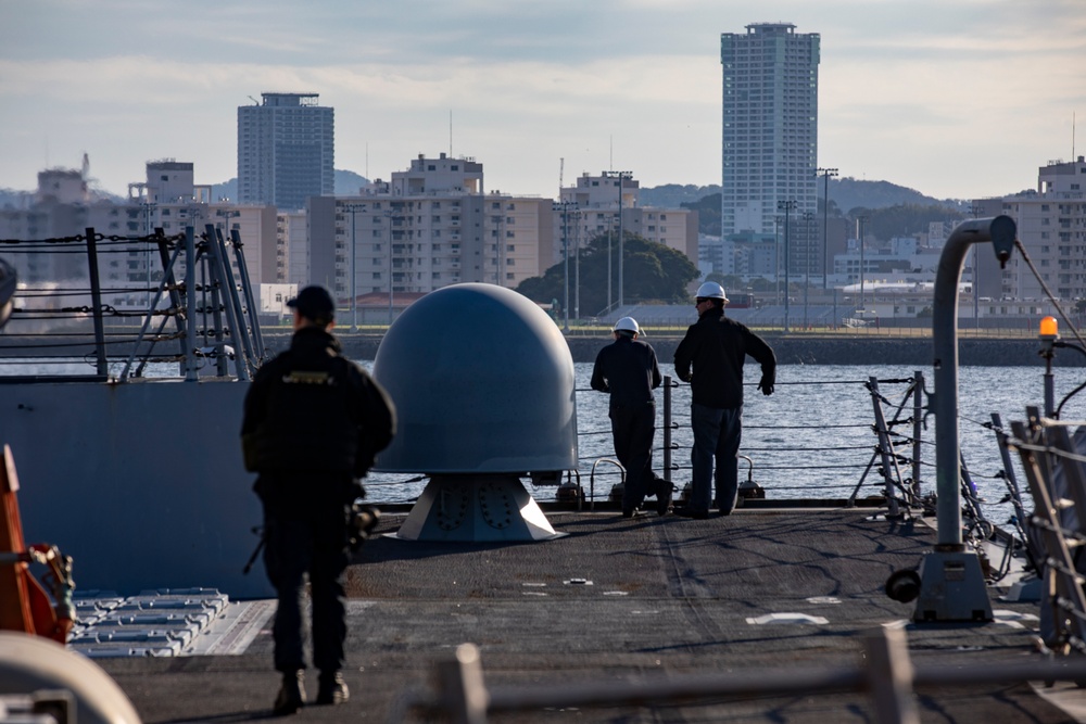 USS Ralph Johnson Returns to Commander, Fleet Activities Yokosuka