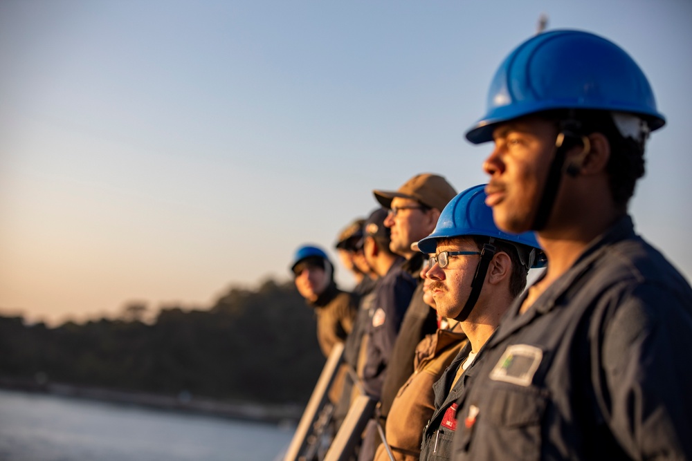 USS Ralph Johnson Returns to Commander, Fleet Activities Yokosuka