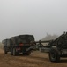 Italian Army artillery battery executes gun emplacement drills during Dynamic Front 25