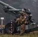 Italian Army artillery battery executes gun emplacement drills during Dynamic Front 25