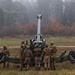 Italian Army artillery battery executes gun emplacement drills during Dynamic Front 25