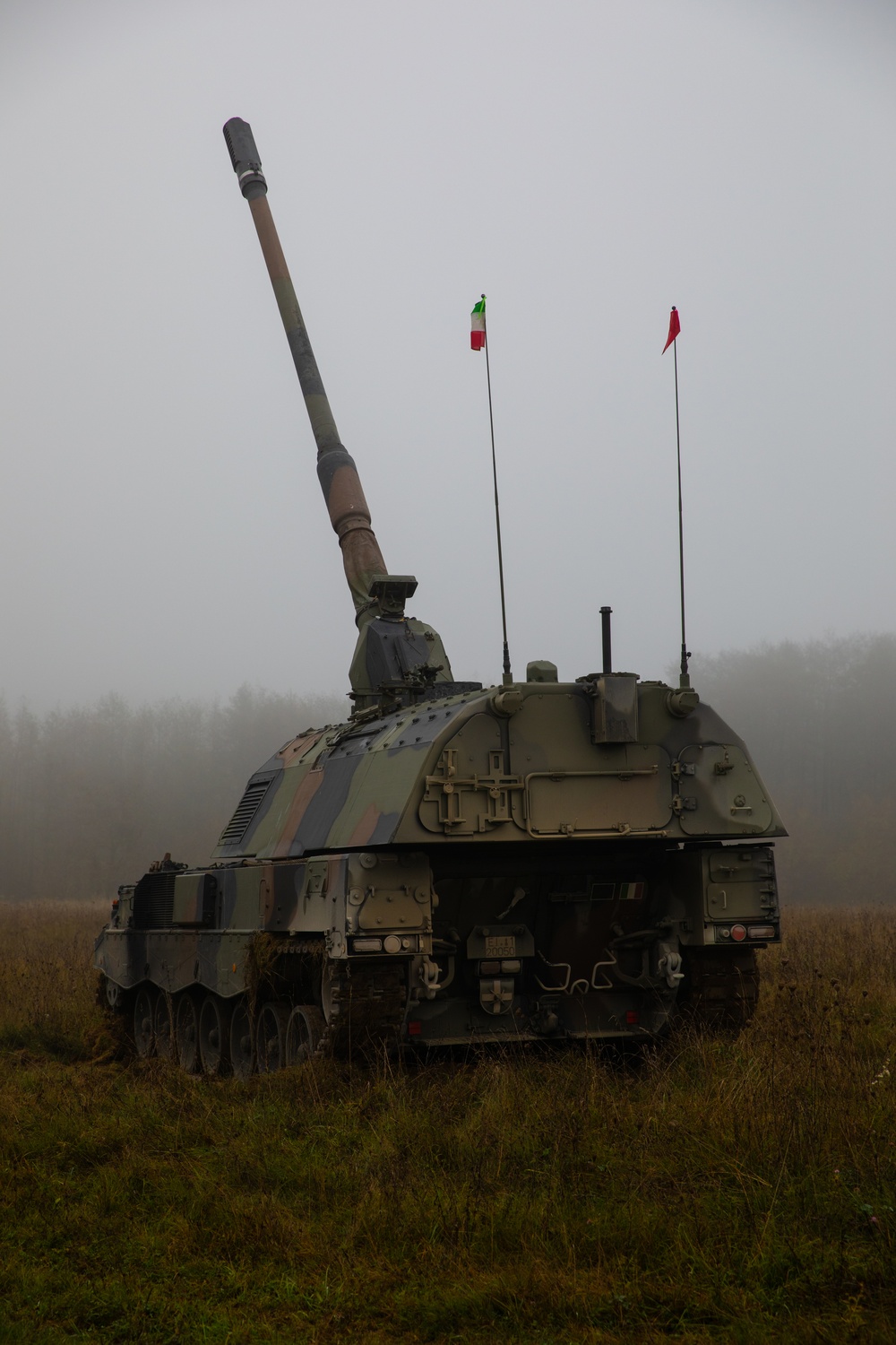 Italian Army PzH 2000 prepares for Exercise Dynamic Front 25