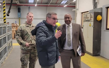 405th AFSB deputy to the commander conducts site visit to LRC Benelux, AFSBn-Benelux