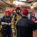 USS Ronald Reagan (CVN 76) Sailors participate in damage control drill