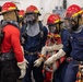 Headline: USS Ronald Reagan (CVN 76) Sailors participate in damage control drill