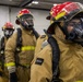 USS Ronald Reagan (CVN 76) Sailors participate in damage control drill