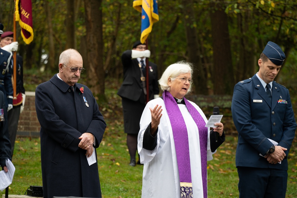 RAF Welford Remembrance Day ceremony