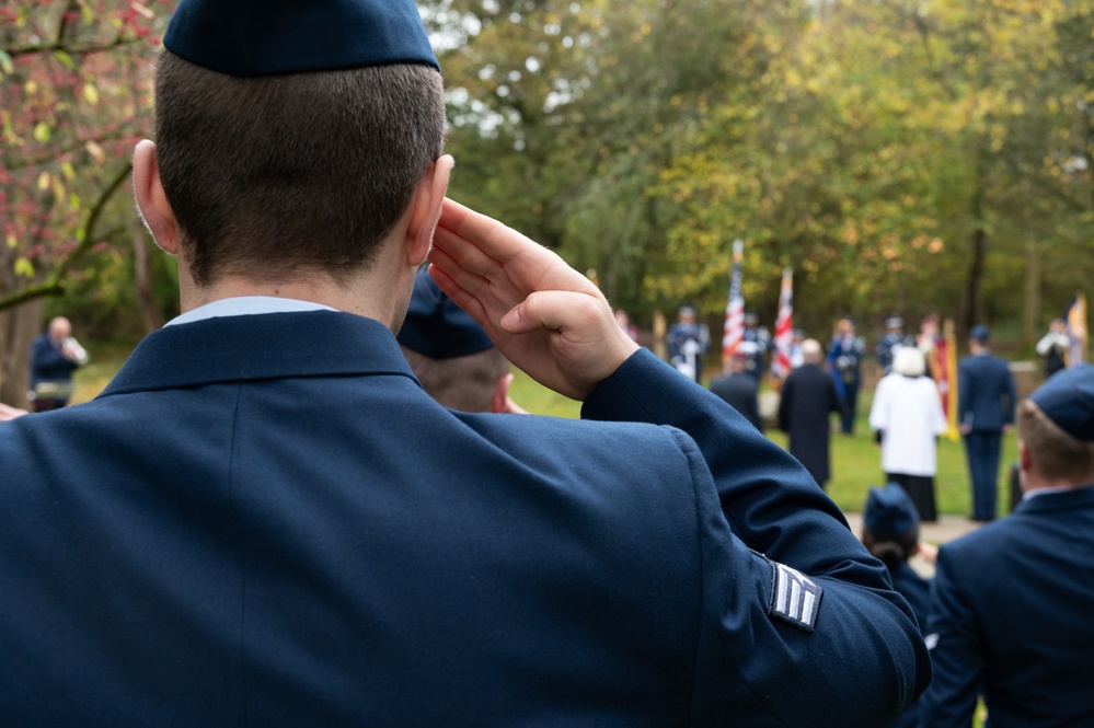 RAF Welford Remembrance Day ceremony