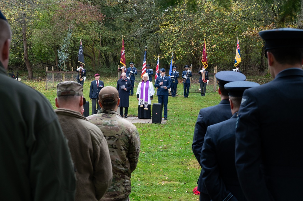 RAF Welford Remembrance Day ceremony