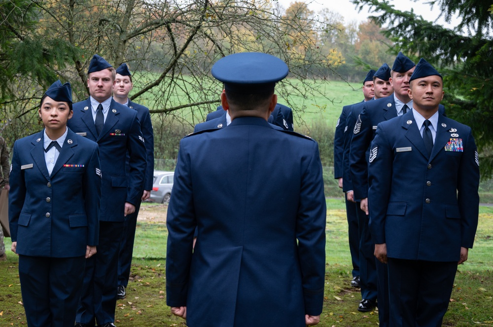 RAF Welford Remembrance Day ceremony