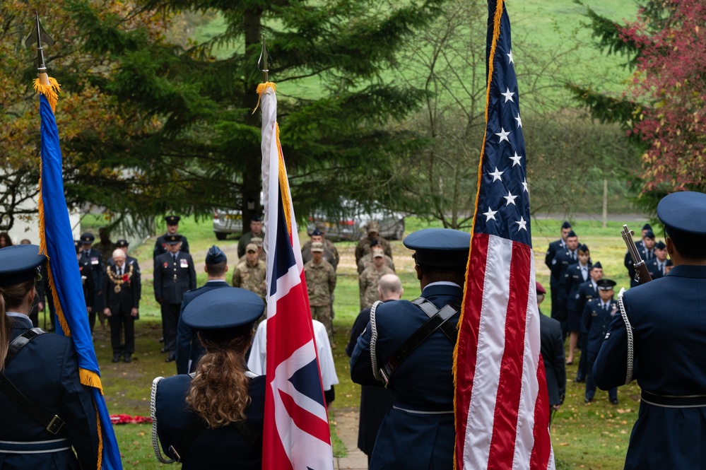 RAF Welford Remembrance Day ceremony