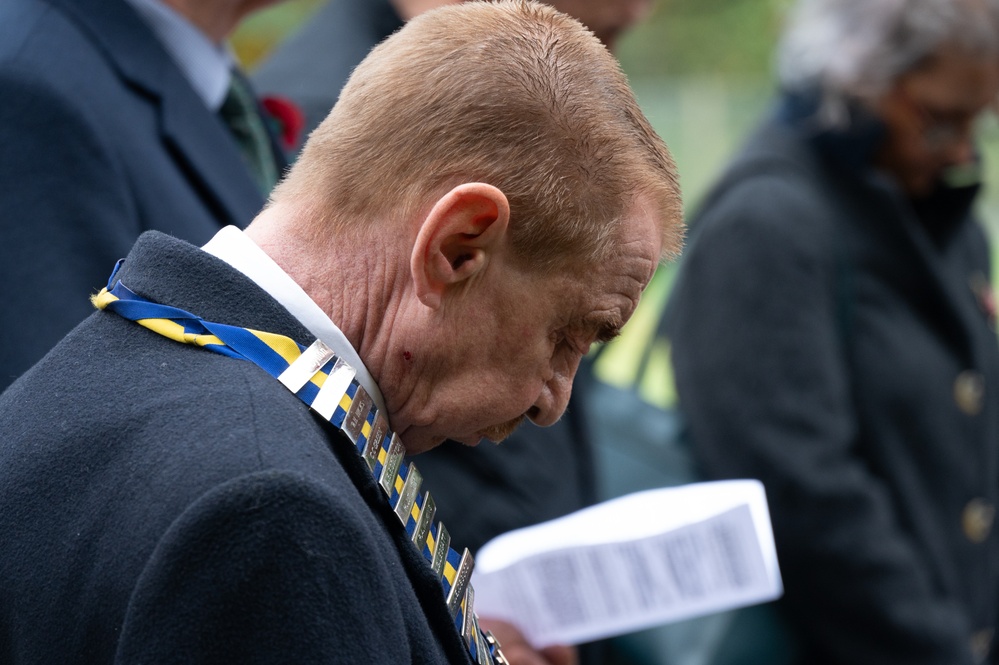 RAF Welford Remembrance Day ceremony