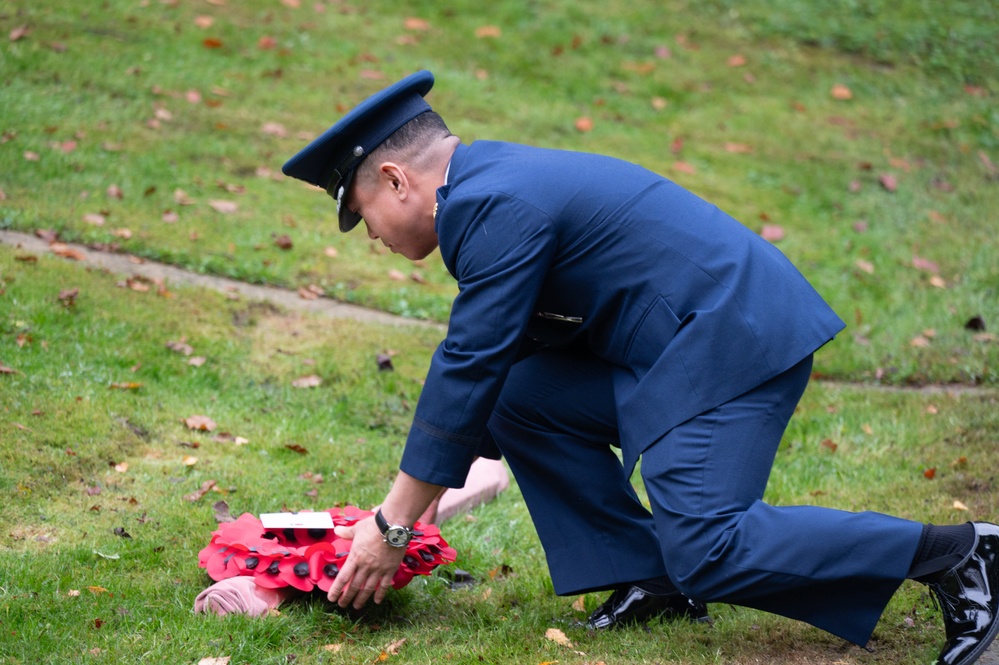 RAF Welford Remembrance Day ceremony