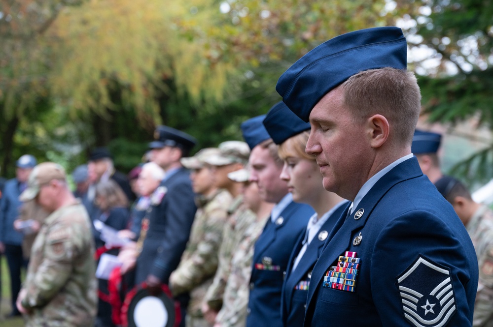 RAF Welford Remembrance Day ceremony